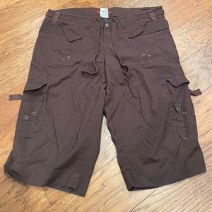 Brown Cargo Shorts